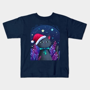 Merry Christmas Cats Kids T-Shirt